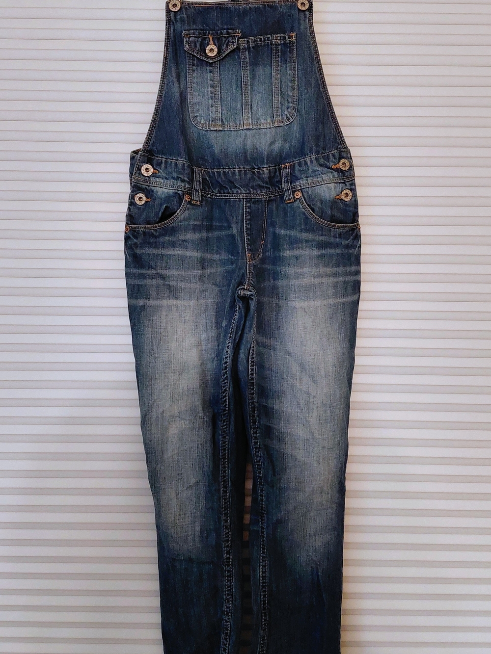 Levi's Blue Faded Denim Kids Overalls